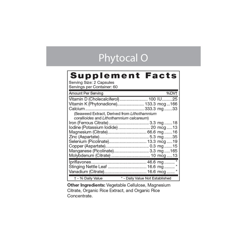 Phytocal-O Mineral Formula 120 Veggiecaps