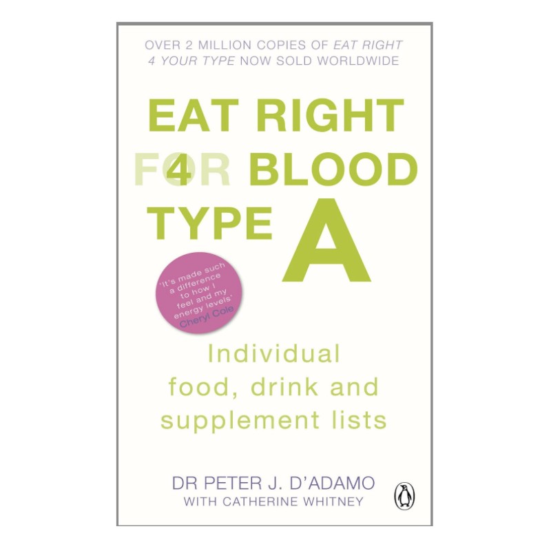Eat Right 4 Blood Type A - Individual Food, Drink and Supplement lists paperback Kindle Edition
