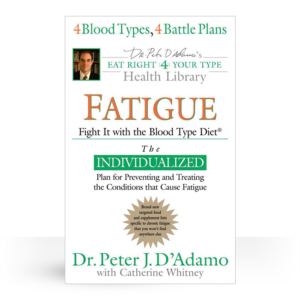 Fatigue – Fight it with the Blood Type Diet hardback